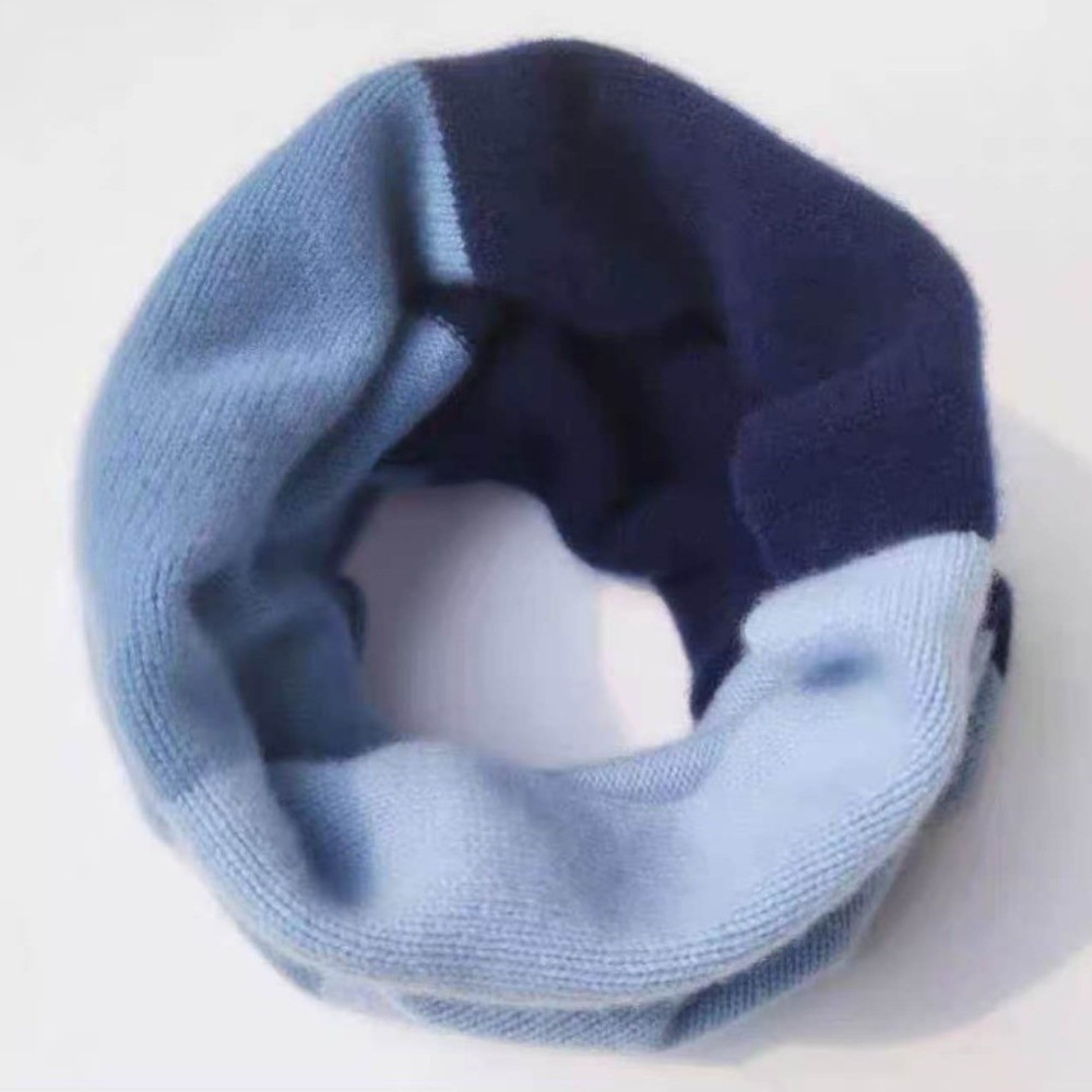 Infinity Scarf Knit - Miękki, wielokolorowy szalik typu infinity, dzianinowy,