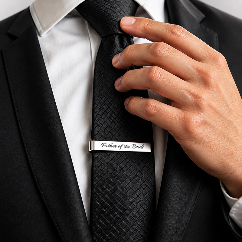Zestaw spinki do mankietów i k – Tie Bar Set Gift recenzja i cena