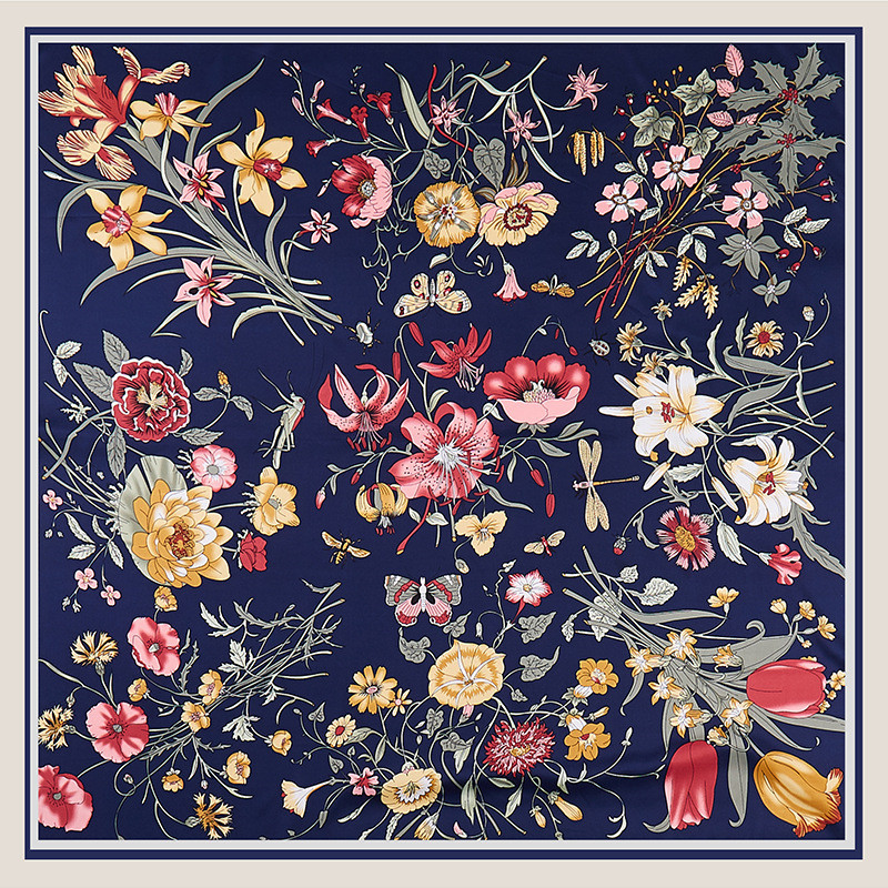POBING Twill jedwabny szalik k – Scarf Silk Square recenzja i cena