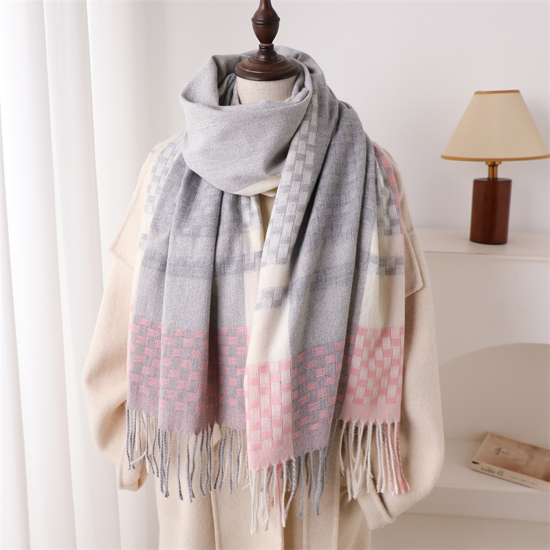 Luksusowy kaszmirowy damski sz – Woven Scarf Blanket recenzja i cena