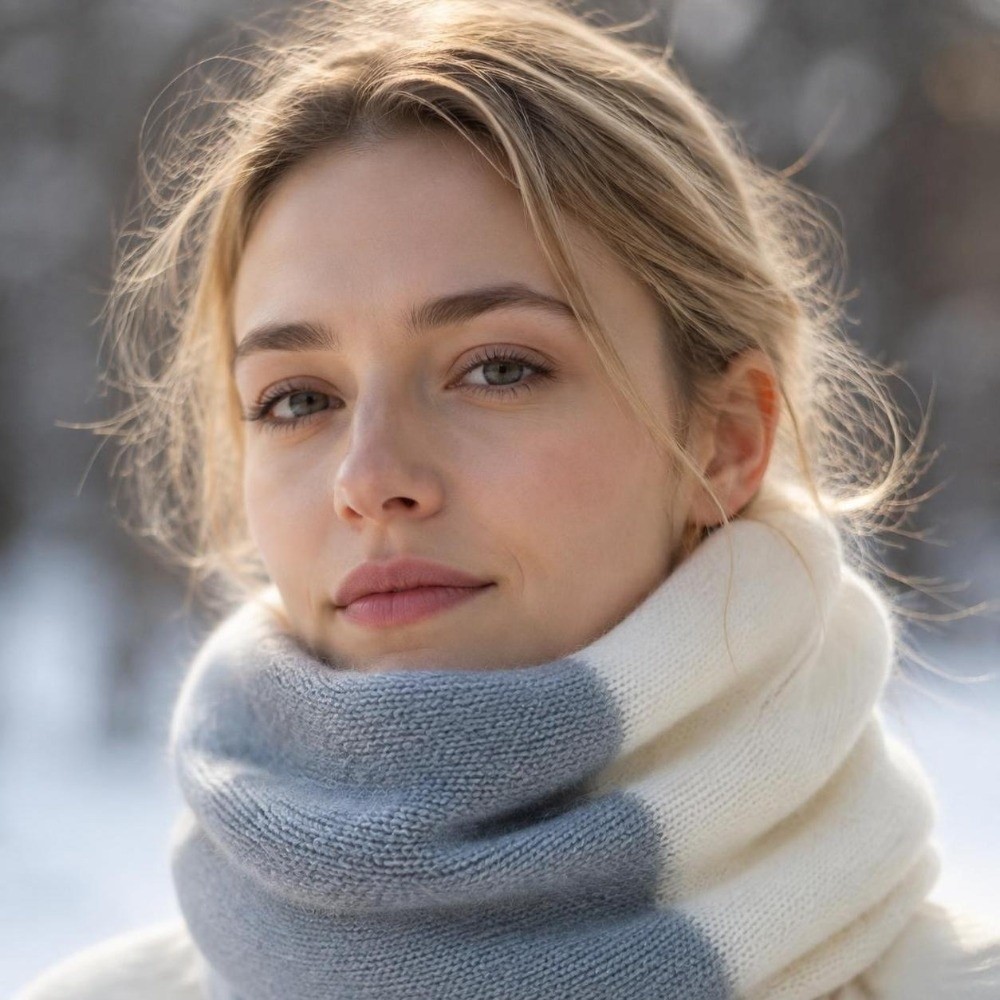 Miękka, kolorowa, dziergana ch – Infinity Scarf Knit recenzja i cena