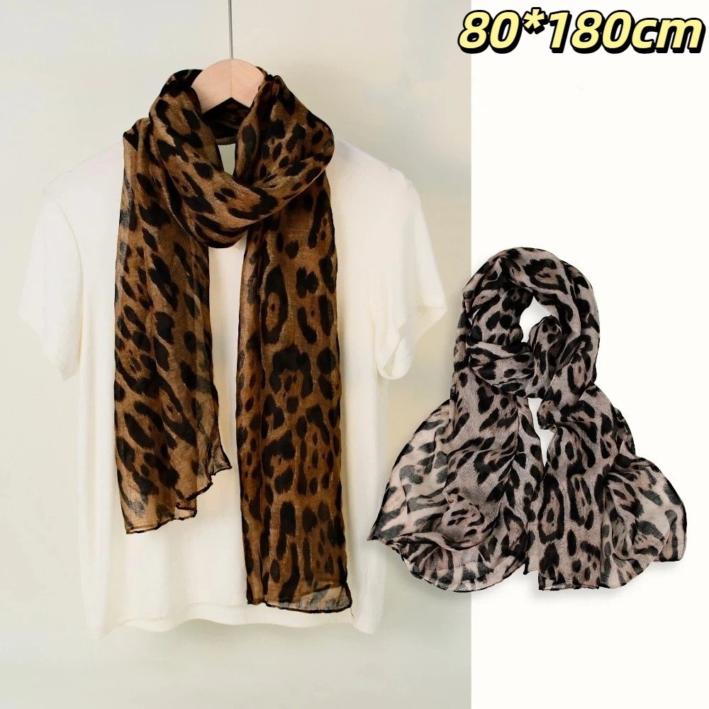Nowy miękki szal w panterkę, c – Face Scarf Mask recenzja i cena