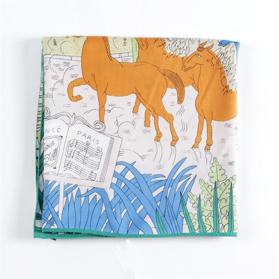 Jedwabne kaszmirowy szalik dam – Scarf Silk Square recenzja i cena