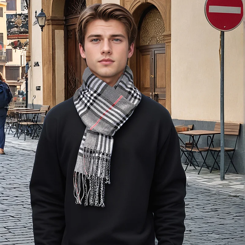 Nowy wzór szalika z kaszmiru w – Muffler Men Wool recenzja i cena
