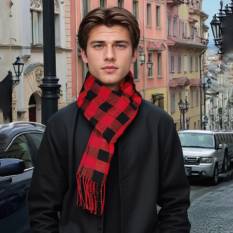 Nowy wzór szalika z kaszmiru w – Muffler Men Wool recenzja i cena