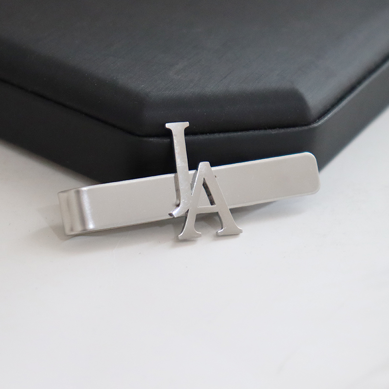 DIY Letter Name Pattern 4.8 *  – Tie Clip Silver recenzja i cena