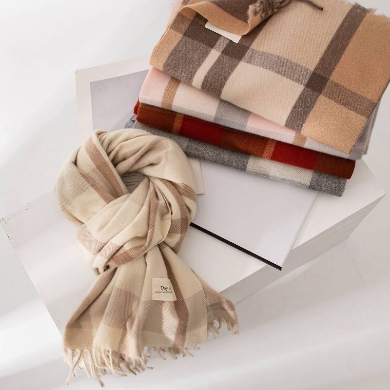 gruby szal na szyję w melange, – Infinity Scarf Knit recenzja i cena